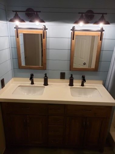 Solid surface vanity top